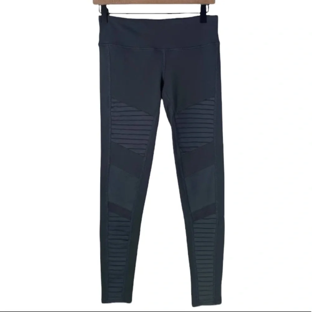 Alo moto yoga mesh panel leggings size XS